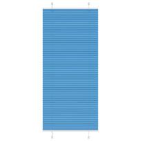 vidaXL Klostuotos žaliuzės, mėlynos, 95x200 cm, audinys, plotis 94,4 cm, poliesteris