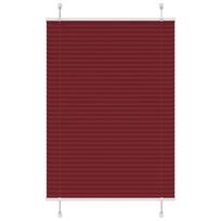 vidaXL Klostuotos žaliuzės, bordo spalvos, 95x100 cm, audinys, plotis 94,4 cm, poliesteris
