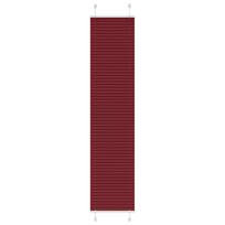 vidaXL Klostuotos žaliuzės, bordo spalvos, 50x200 cm, audinys, plotis 49,4 cm, poliesteris