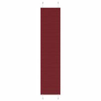 vidaXL Klostuotos žaliuzės, bordo spalvos, 40x200 cm, audinys, plotis 39,4 cm, poliesteris