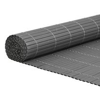 vidaXL Sodo tvora, dvipusė, pilka, 1,8x3 m, PVC