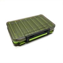 Dvipusis meškerio dėklas vobleriams ir VIB masalams - Žvejybos saugojimo aksesuaras 13.8 x 10.5 x 3 cm žolės žalia spalva