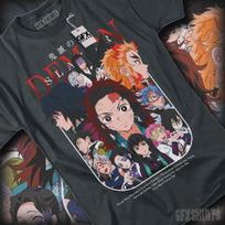 Demon Slayer Hashira Anime Manga Tanjiro Nezuko Inosuke Kimetsu no Yaiba T-Shirt 4XL