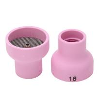 2Pcs TIG Welding Cup 16# Ceramic Nozzle 2.4mm Center Hole Accessory Set Kit for WP17 18 26 Torch