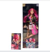 -Kpop Demon Hunter Figurine Tiger Rumi Mira Zoey Sussy Colorful Light Theme Song Gift Collectible..... Have music