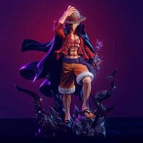New One Piece Anime Figure Luffy Four Emperors Monkey D. Luffy Action Figurine 25cm PVC Collectible Model Doll Toys With box balta