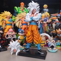 32cm/12.6in Anime Dragon Ball Z Goku figūrėlė PB Goku veiksmo figūrėlė Kolekcionuojama statulos modelio žaislo dovana