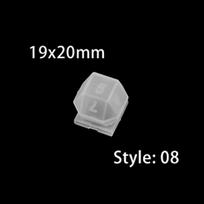 19 Shapes Irregular Dice Epoxy Resin Molds Dice Dried Flower Resin Molds Silicone Mould Making DIY For Multi-spec Digital Game