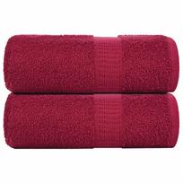 vidaXL Rankšluosčiai FROGN, 2 vnt., bordo spalvos, 30x30 cm, 360 g/m²