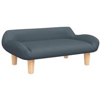 vidaXL Vaikiška sofa, tamsiai pilka, 70x40x24 cm, audinys