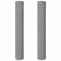 vidaXL Neslystantys dažytojo fliso audiniai, 2 vnt., 10 m, 180 g/m², pilki
