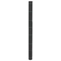 vidaXL Piktžolių membrana, juoda, 1,5x5 m, PP