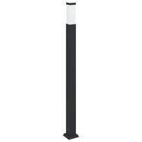 vidaXL Šviestuvas stulpeliui, 110 cm, juodas, IP44