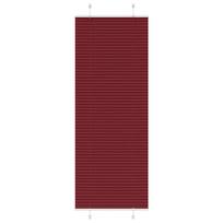 vidaXL Klostuotos žaliuzės, bordo spalvos, 70x200 cm, audinys, plotis 69,4 cm, poliesteris