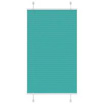 vidaXL Klostuotos žaliuzės, petroletiškai žalios, 75x150 cm, audinys, plotis 74,4 cm, poliesteris