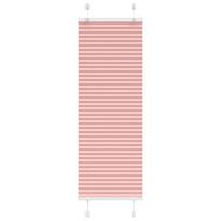 vidaXL Klostuotos žaliuzės, rožinės, 50x100 cm, audinys, plotis 49,4 cm, poliesteris