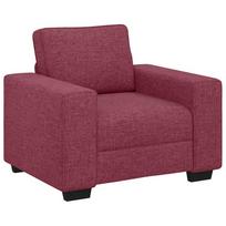 vidaXL Sofa-kėdė, vyno raudonumo, 100x77x82 cm, audinys