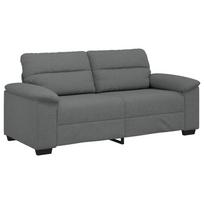 vidaXL Dvivietė sofa, tamsiai pilka, 180x81x84 cm, audinys