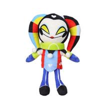 30cm Kawaii Fizzarolli Plush Dolls Helluva Boss Exes and Oohs Anime Figure Helglove Boss Fizzarolli Plush Toy Gifts for Children 30cm raudona