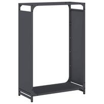 vidaXL Malkų lentyna, antracito spalvos, 60x28x90 cm, šaltai valcuotas plienas