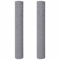 vidaXL Neslystantys dažytojo fliso audiniai, 2 vnt., 10 m, 220 g/m², pilki