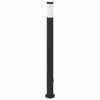 vidaXL Šviestuvas su stulpeliu, 110 cm, nerūdijantis plienas, IP44