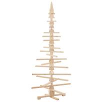 vidaXL Medinė Kalėdų eglutė dekoracijai, 180 cm, pušies masyvas