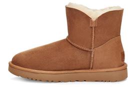 UGG Bailey Zip Mini Retro Fleece Lined Brown Women's 1112481-CHE 37