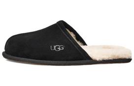 UGG Scuff Slipper Fleece Lined Black Slippers 1101111-BLK 40