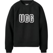 UGG Sweatshirts Women's Black Crew Neck Moderate Regular 1171477-BLK M