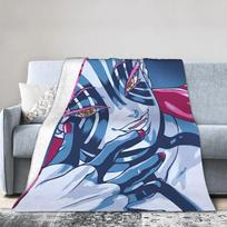 Akaza pledai Vilnos Anime Kimetsu no Yaiba Super šiltas metamas pledas lauko kelionėms miegamojo antklodė 75cmx90cm