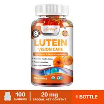 Lutein gummies, containing zeaxanthin blend, gentle and easily absorbed, suitable for adults. 100*1