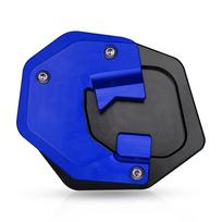 For Yamaha Tenere700 Tenere 700 2019-2025 Rally World Raid XTZ700 Motorcycle Kickstand Foot Extension Side Stand Enlarger Pad mėlyna