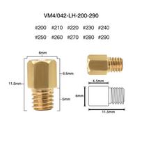 ZSDTRP 10/12pcs Motorcycle VM TM Carburetor Hexagon Main Injectors Nozzle for Mikuni VM TM TMX carb