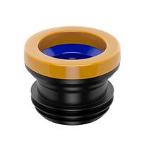 Toilet Bowl Flange Ring Practical Toilet Odor-resistant Drain Pipe Donut Sealing Ring Anti Leakage Toilet Repairing Parts smėlis