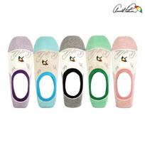 [Arnold Palmer] Women's Non-Slip Non-Slip No-Slip Socks Set of 5 AP (Logo) - 5-Pair Set