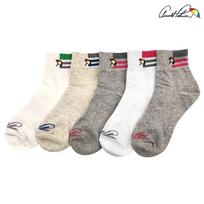 Arnold Palmer Women's Anti-Twist Basic Ringle Fashion Ankle Socks 5-Pair Set Ringle Basic - 5 pairs