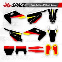 SPACE for Husqvarna TC FC TX FX FS 2019 2020 2021 2022 TE FE 2020-202Motorcycle Graphics Background Decal  Decals Stickers Kits Basic Edition