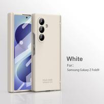 For Samsung Galaxy Z Fold 8 7 6 5 4 3 Phone Case with Tempered Film, Micro-sandblasting Process, Does Not Attract Fingerprints, Galaxy Z Fold5 balta