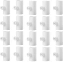 Poultry Waterer Tee Connector for Threaded Chicken Nipple Drinker System Durable Plastic Tee Fitting for Poultry Water Supply One Size balta