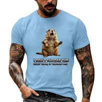 Men's Casual Short Sleeve T Shirt Loose Fit Breathable Summer Sports Streetwear Daily Wear Animal Graphic Print Vintage Texture L