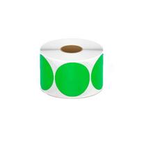Name Tag Direct Thermal Label Thermal Sticker Label Round Self-Adhesive Circle Thermal Sticker (green,30mm) žalia