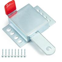 Essential Galvanized Steel Garage Door Locks Thicken Heavy Duty Slide Latch Anti-Theft Door Locking Kit Home Security bronza