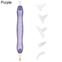 Picking Tool Cross Stitch Embroidery 5D Point Drill Pen Diamond Painting Pen Diamond Drawing violetinė