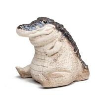 1Pc Boutique Tea Petting Sitting Little Crocodile Pet Ornaments Handmade Tea Ceremony Play Financial Tea Table Gift