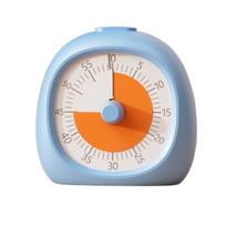 Useful Plastic Visual Timer Silent 60 Minute Countdown Timer Focus Aid Digital Clock Kids Study mėlyna