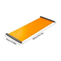 Lightweight Waterproof Snowboard Training Mat - Multifunctional Balance Exerciser for Kids & Youth, Indoor and Outdoor Practice oranžinė
