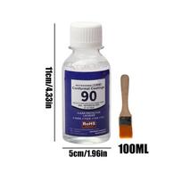 PCB Paint 100ML Protective Sealer Anti-moisture Waterproof Circuit Board Repair Glue with Brush for Insulating Bonding mėlyna