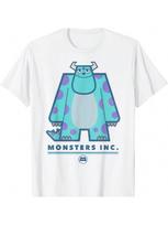 Pixar Monsters Inc. Sully Simple Portrait T-Shirt S įvairiaspalvis