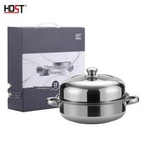 Huadian Shitong 28cm Stainless Steel Soup Steamer Pot